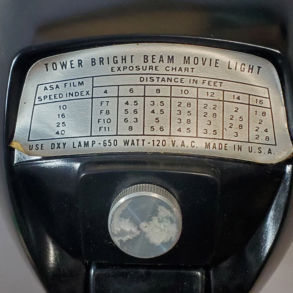 Vintage MCM Sears Bright Beam Movie Light